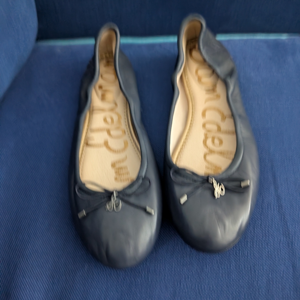 Sam Edelman Navy Ballet Flate  Nwt Really Comfortable And Cute!!